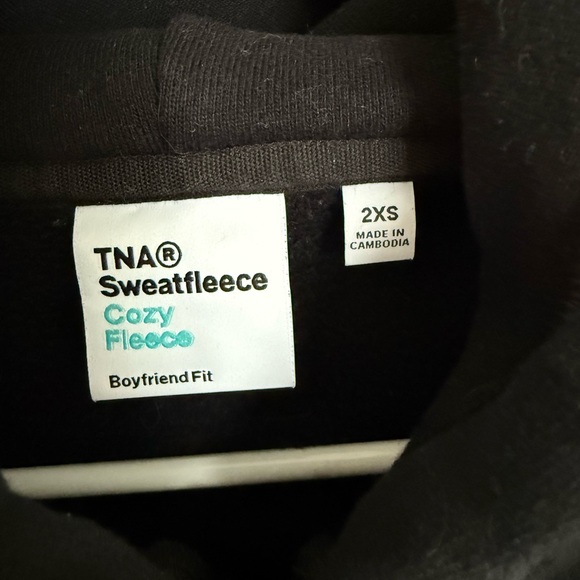 TNA Cozy Sweatfleece Boyfriend Boxy Zip Hoodie - Picture 7 of 7